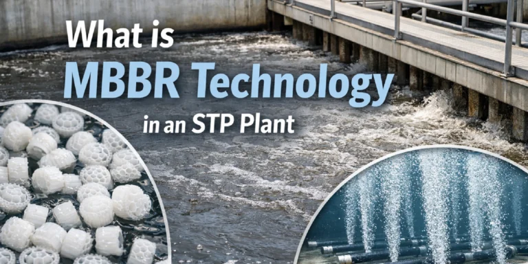 MBBR technology in sewage treatment plant using biofilm media