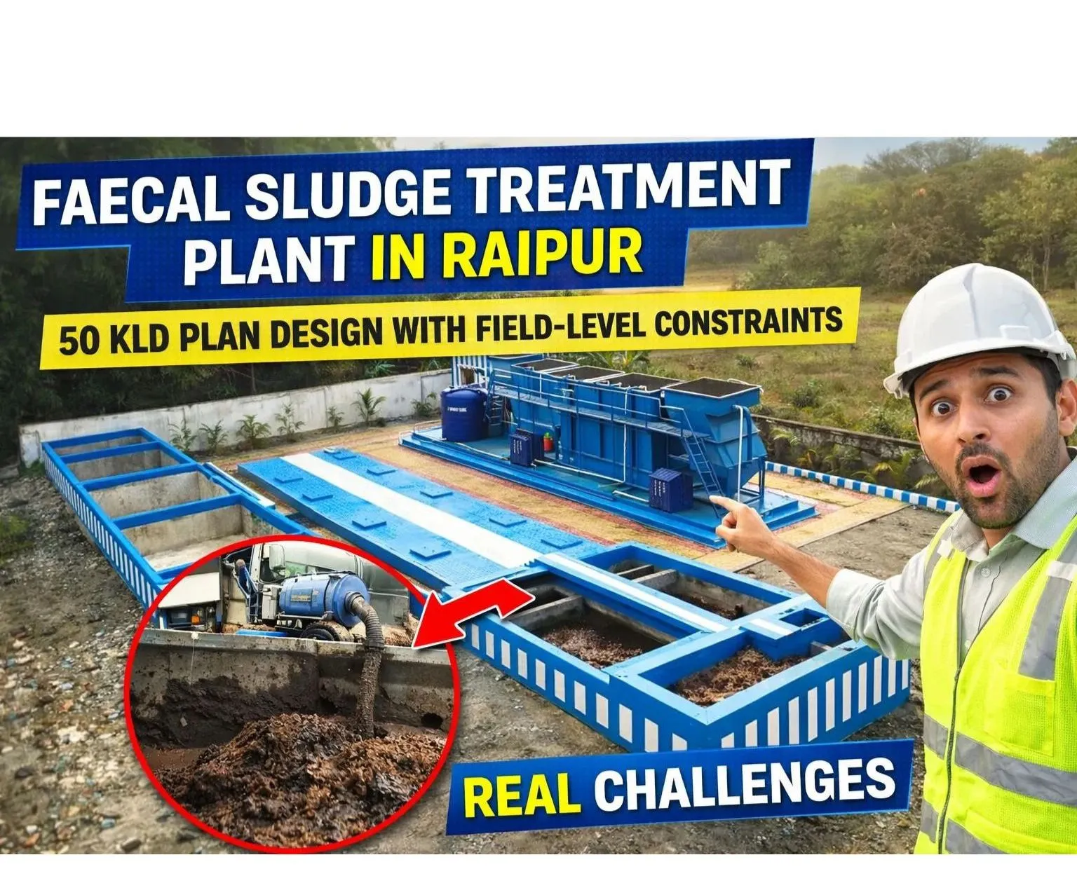 Faecal Sludge Treatment Plant In Raipur