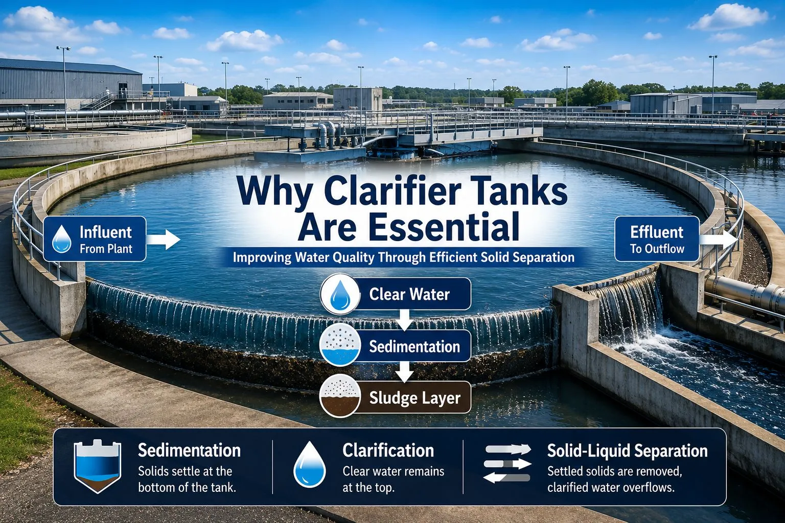 Why Clarifier Tanks Are Essential In Modern Water Treatment Systems 1