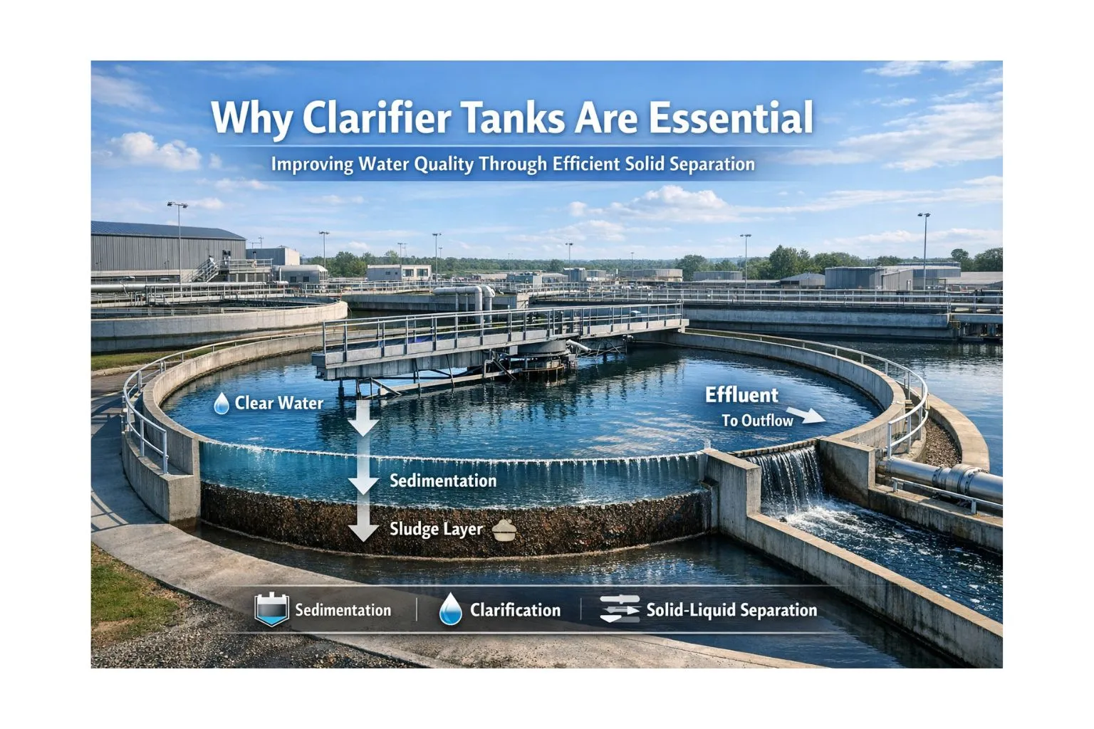 Why Clarifier Tanks Are Essential In Modern Water Treatment Systems