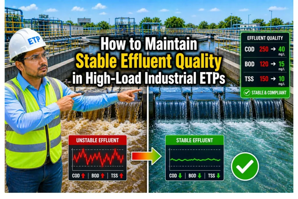 How To Maintain Stable Effluent Quality In High Load Industrial ETPs 1